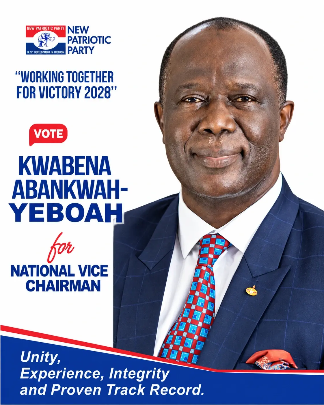 Kwabena Abankwah-Yeboah campaign portrait